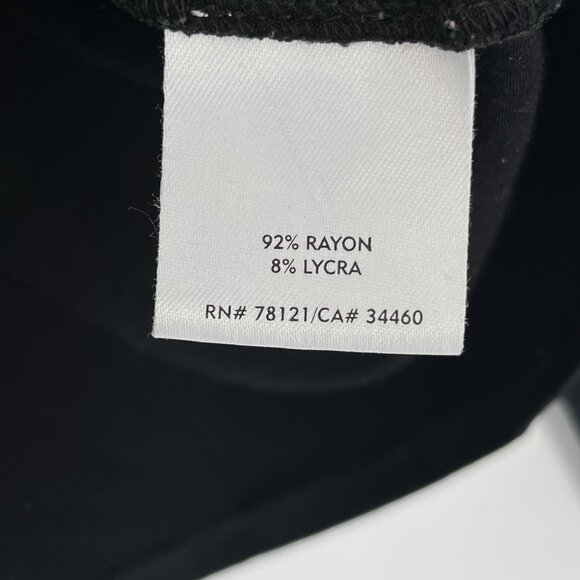 Eileen Fisher Black Turtleneck Top Size Small Capsule Wardrobe Minimalist Style - Picture 6 of 7